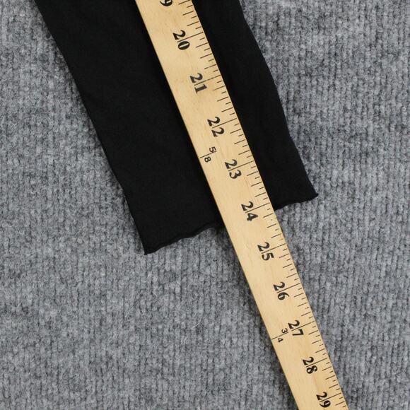 Frank Eileen Dress XS Nicole Henley Polo Long Sleeve Jersey Black Casual Chic - Picture 12 of 12